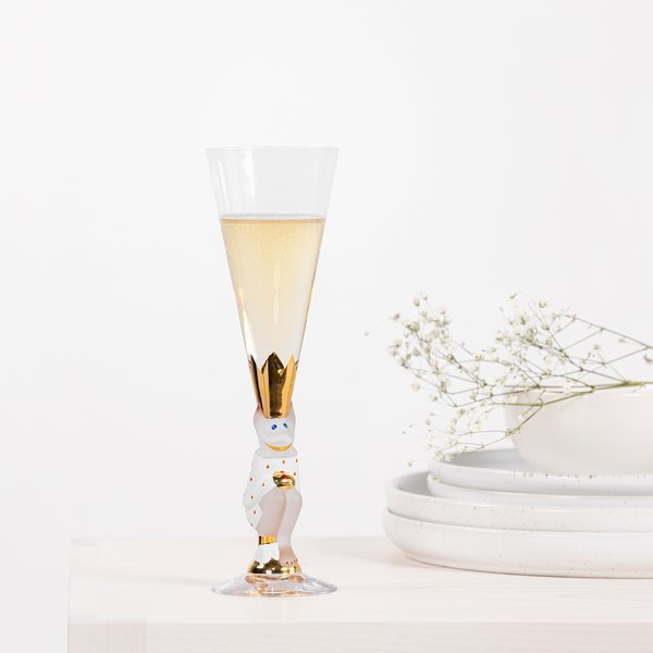 The Sparkling Devil champagneglass 19 cl, hvit