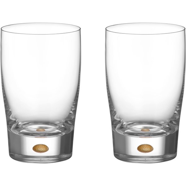 Intermezzo tumblerglass 25 cl 2-pakning, gull