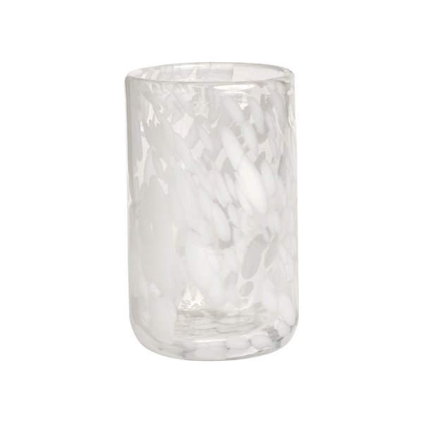 Jali glass 10,5 cm, white