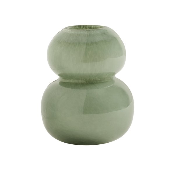 Lasi vase 12,5 cm, jade