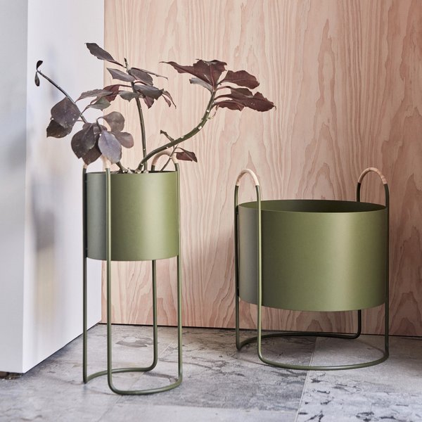 Maki Plant Box High blomlåda, olive