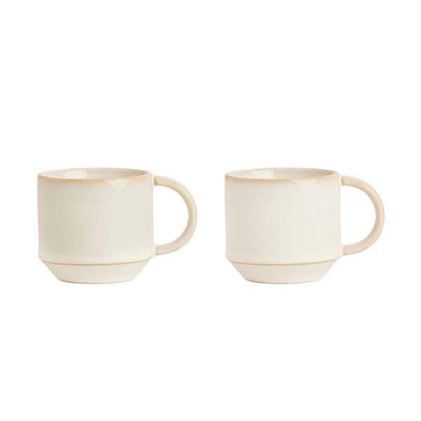 Yuka espressokopp 2-pack, off white