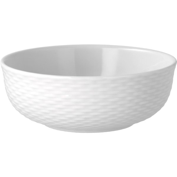Basket skål 16 cm, 60 cl, vit