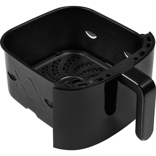 Airfryer 6 liter, svart/sølv