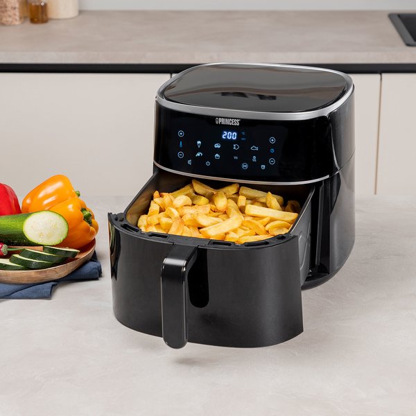 Digital airfryer 8 liter, svart