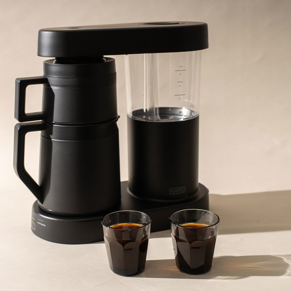 Six kaffebryggare 1,25 liter, mattsvart