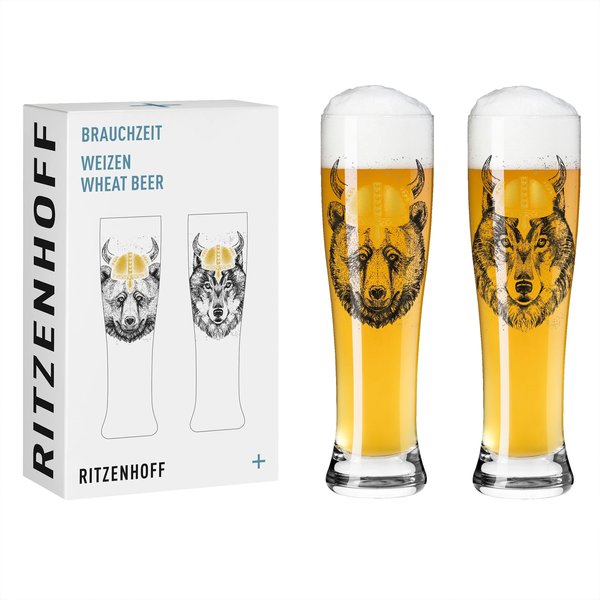 Brauchzeit No. 15&16 Hvete ølglass, 2 stk