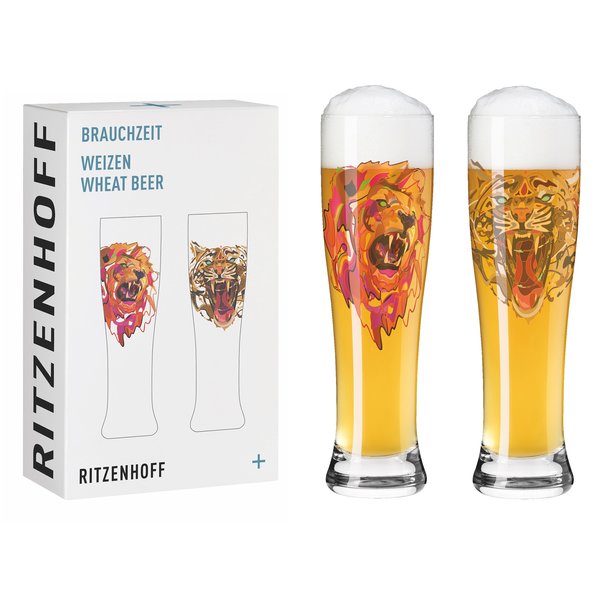 Brauchzeit No. 21&22 Hvete ølglass, 2 stk