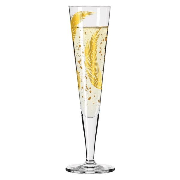 Goldnacht No.42 champagneglass, 2 stk