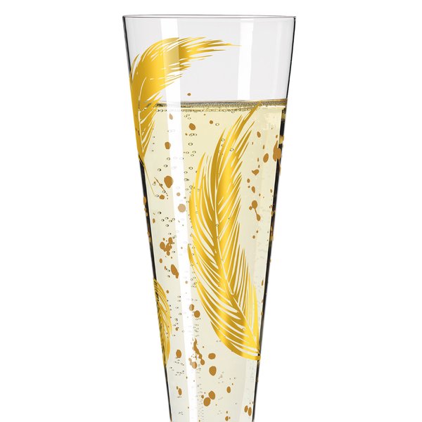 Goldnacht No.42 champagneglass, 2 stk