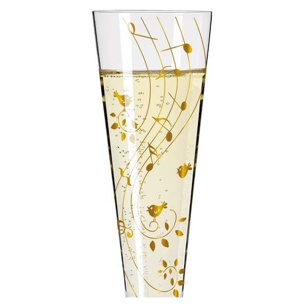 Goldnacht champagneglass, NO:2