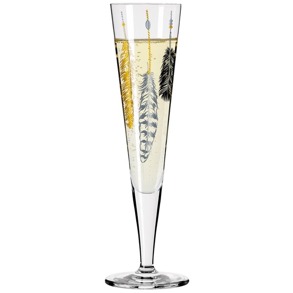 Goldnacht champagneglass, NO:3