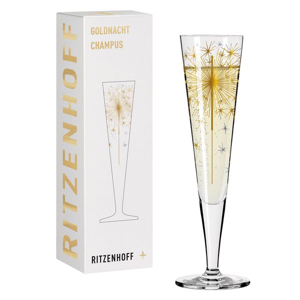 Goldnacht champagneglass, NO:5