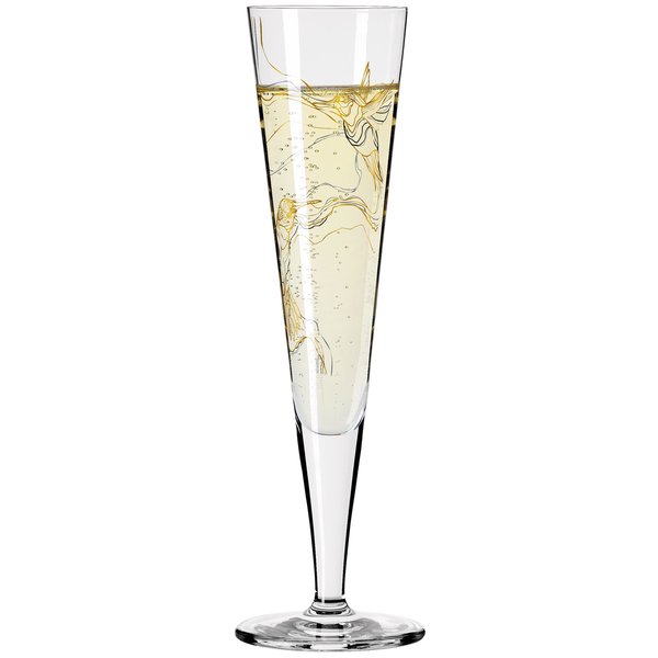 Goldnacht champagneglass, NO:8