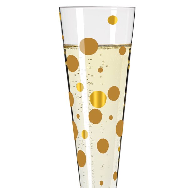 Goldnacht No.41 champagneglass, 2 stk