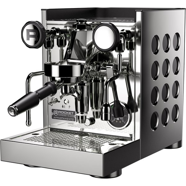 Appartamento TCA espressomaskin, krom/svart