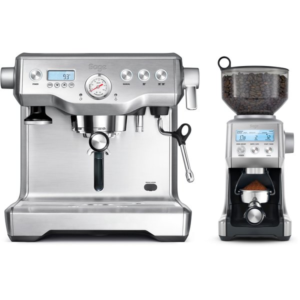 The Dual Boiler -espressokeitin & Smart Grinder Pro -kahvimylly