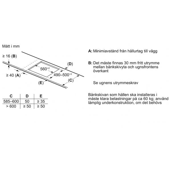 EX651HEC1E iQ700 induktionskogeplade, sort