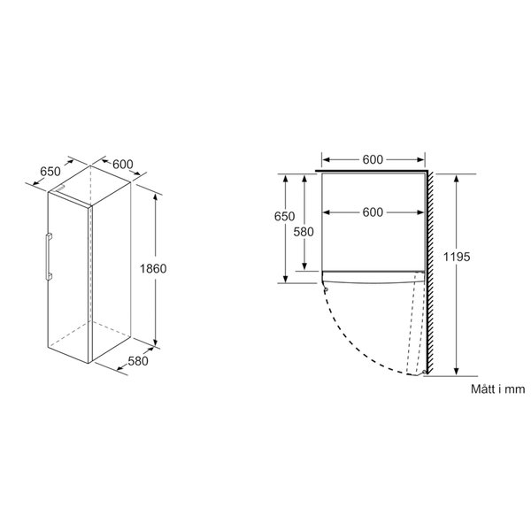 GS36NAIDP iQ500 Inox-Easycleen fryser