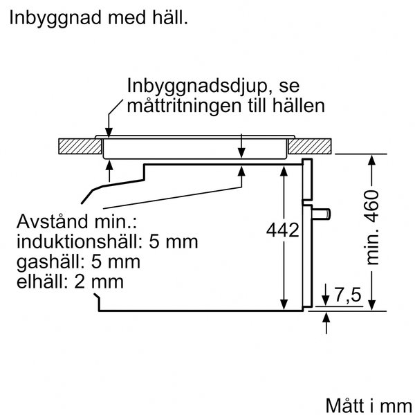 CD714GXB1 iQ700 dampovn 60 x 45 cm, svart