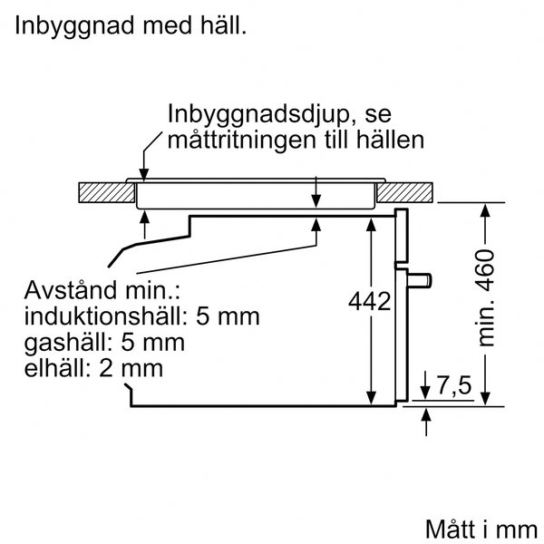 CM724G1B1 iQ700 kompakt ovn/mikrobølgeovn, svart