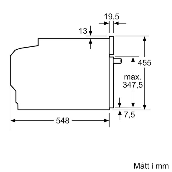 CM724G1B1 iQ700 kompakt ovn/mikrobølgeovn, svart