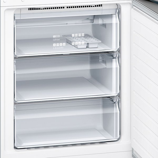 KG49NXIEP iQ300 Inox-Easyclean kjøle- og fryseskap