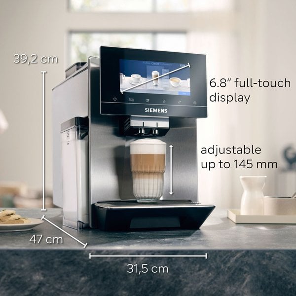 Automatisk kaffemaskin EQ900, rustfritt stål