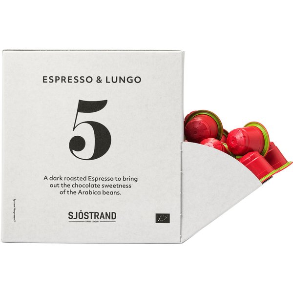 N°5 Espresso &amp; Lungo kahvikapselit, 100 kpl.
