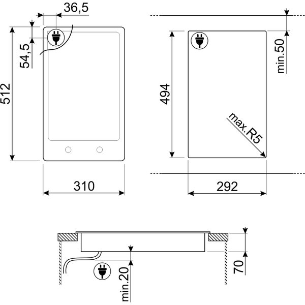 Classic PGF32I-1 Induksjonsplatetopp