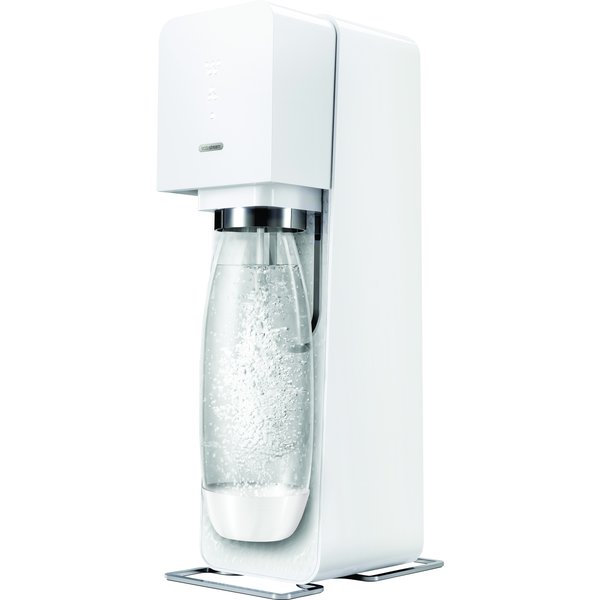 Source Sodavandsmaskine Hvid Fra Sodastream Gratis Levering