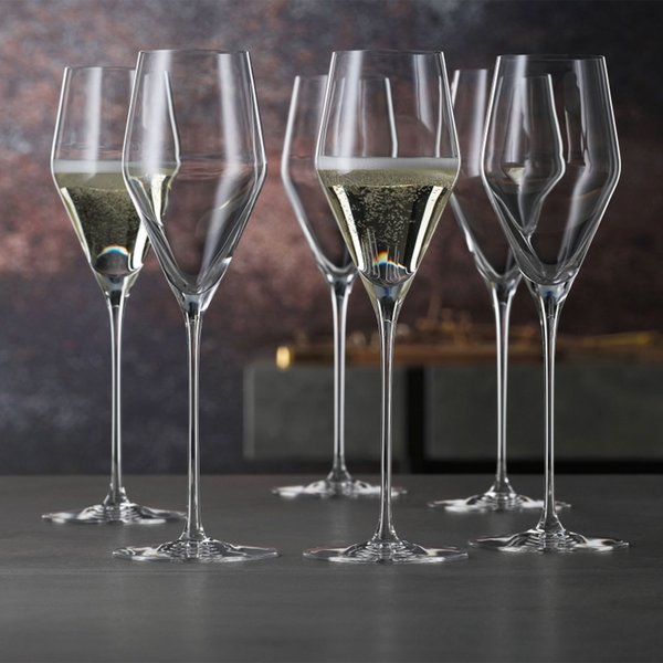 Definition champagneglass 6-pack