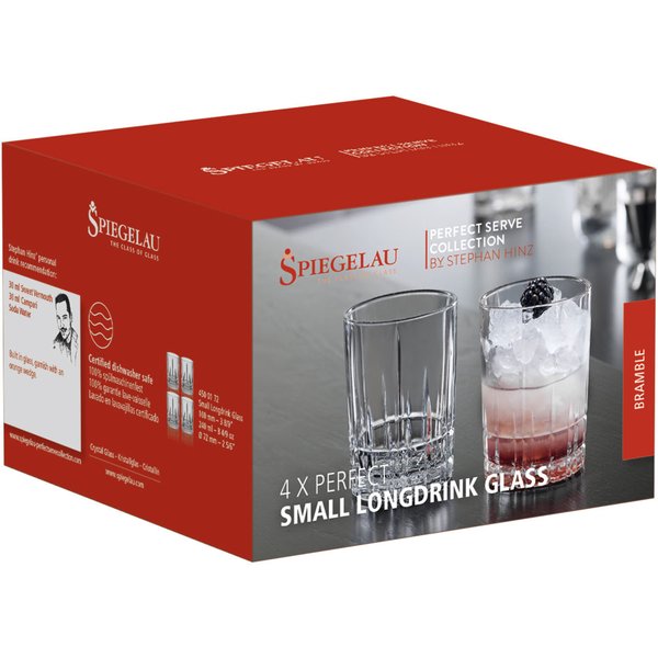 Perfect Small Longdrinkglas 24cl 4-p