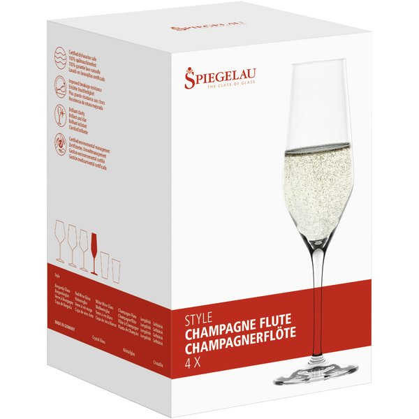 Style Champagneglas 4-p