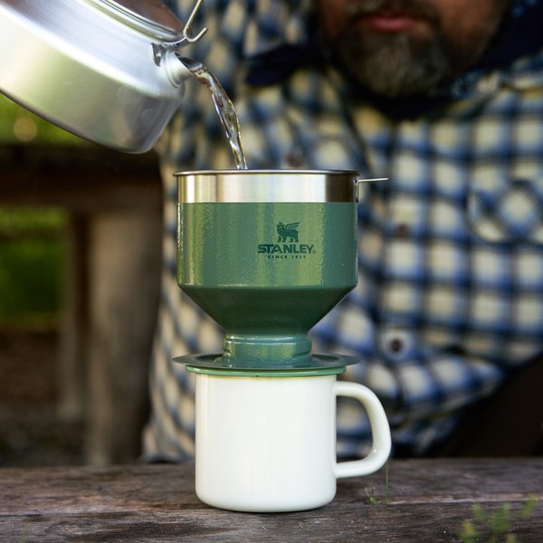 Perfect-brew pour over, termoskaffebryggare 0,6 liter, hammertone green