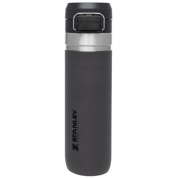 The Quick Flip Water Bottle, charcoal