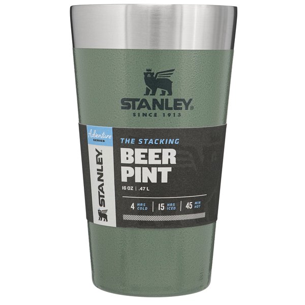 The Stacking Beer Pint, green