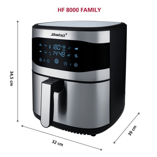 Varmluftfrityrkoker STHF8000FAMILY, 8 liter