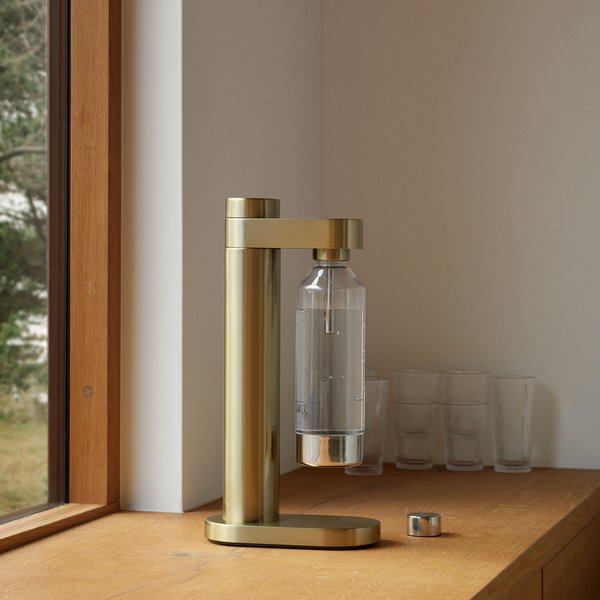 Brus kullsyremaskin, brushed brass