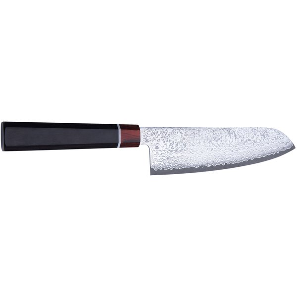 167 Santoku kniv fra Suncraft » Tradionelt japansk damascus design