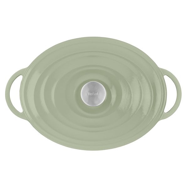 LOV oval gjutjärnsgryta 7,2 liter/34 cm, grön