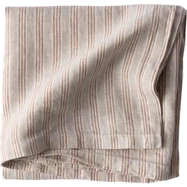 Duk 175x175 cm, hazelnut stripe