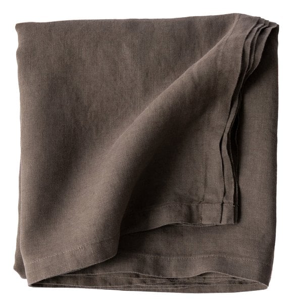 Bordduk i lin 145x145 cm, taupe