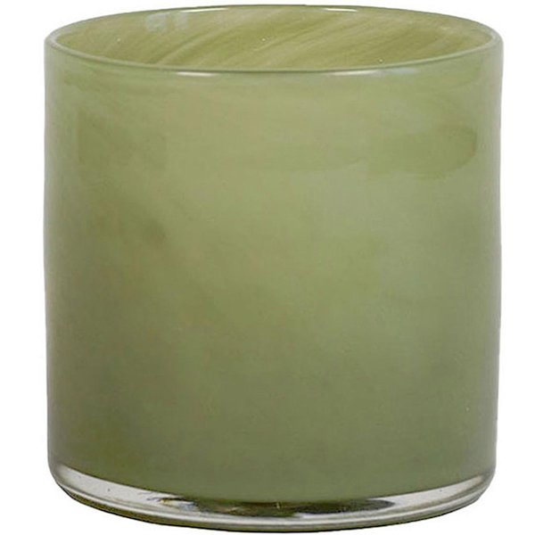 Lyric telysglass, olive green, small