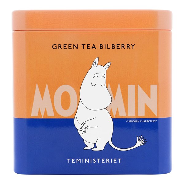 Moomin Bilberry grønn te, 100 g