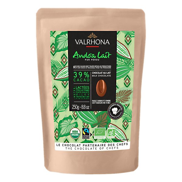 Andoa 39% Melkesjokolade, 250 g