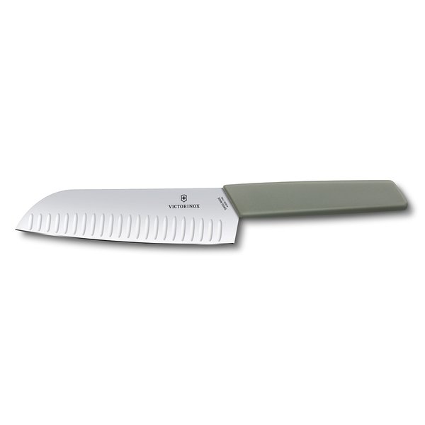 Swiss Modern Santokukniv 17 cm, Oliven 