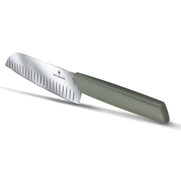 Swiss Modern Santokukniv 17 cm, Oliven 