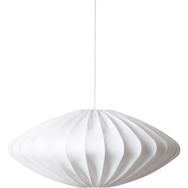 Ellipse taklampe 80 cm, hvit