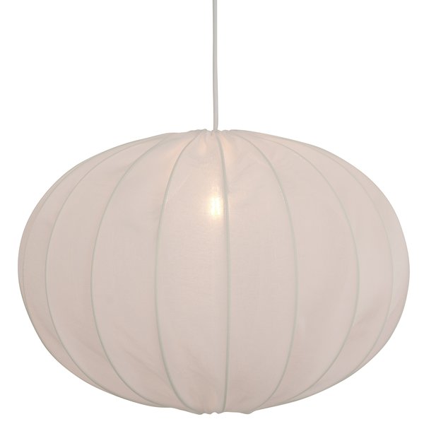 Boll 65 taklampe lin, hvit